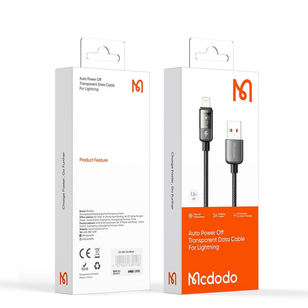 Mcdodo Auto Off Prism Series Cables