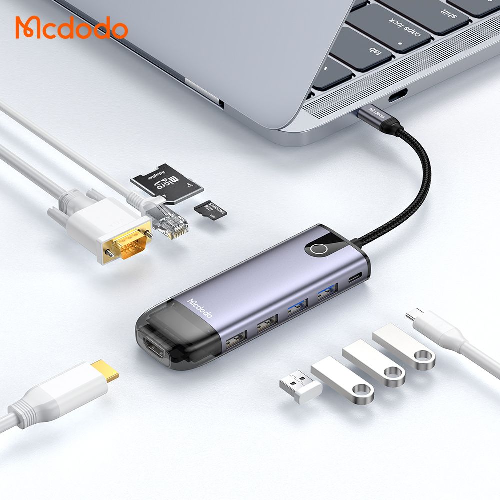 Mcdodo USB-C 10 in 1 Dongle HUB