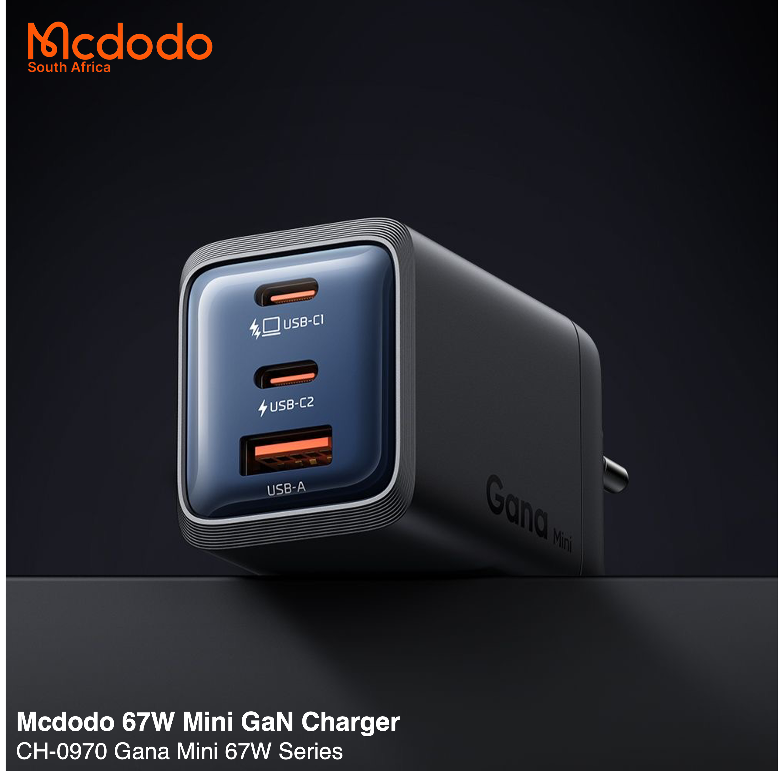 Mcdodo 67W Gana Mini GaN Charger