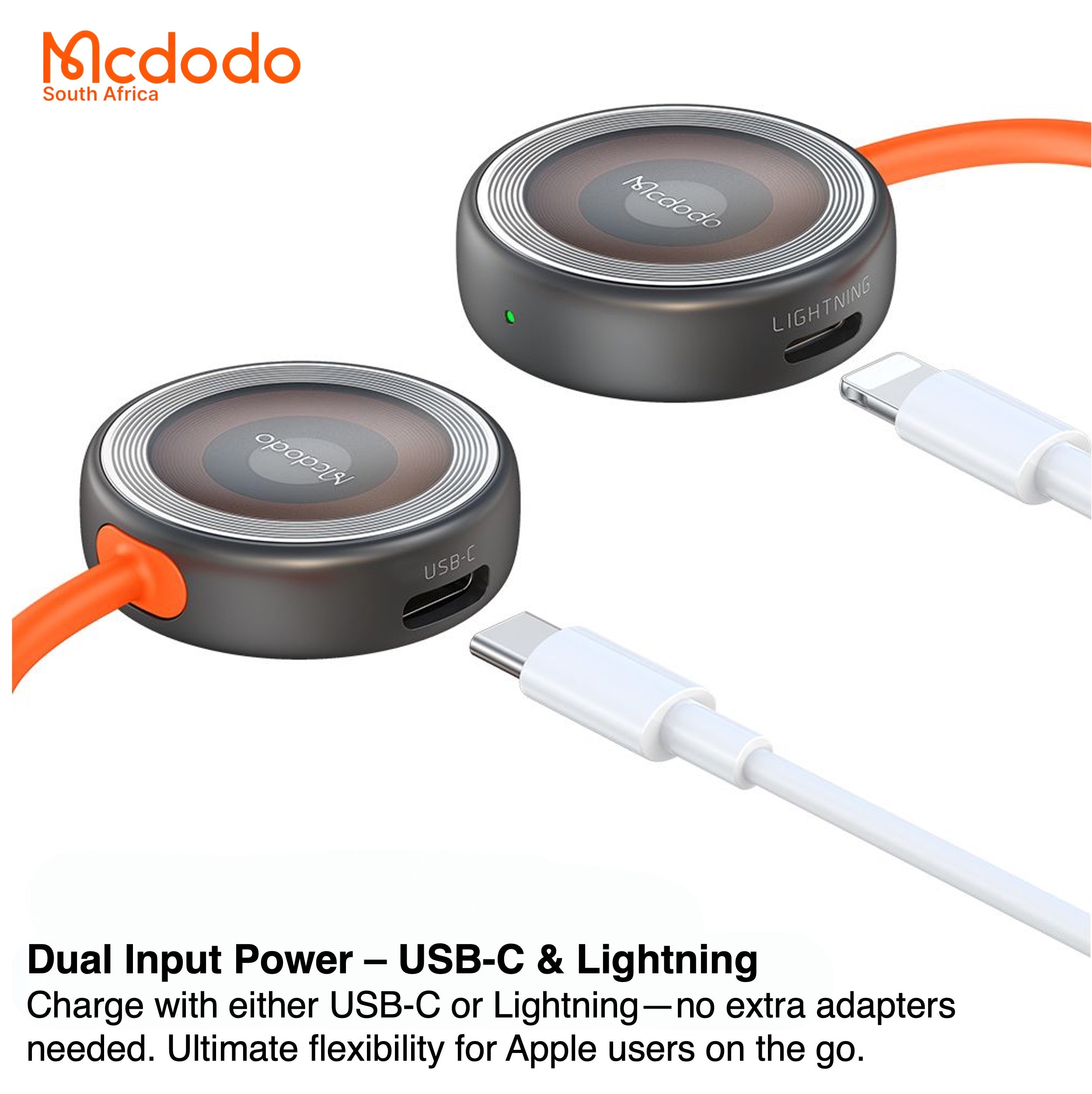 Mcdodo Dual Input Wireless Charger for Apple Watch & AirPods