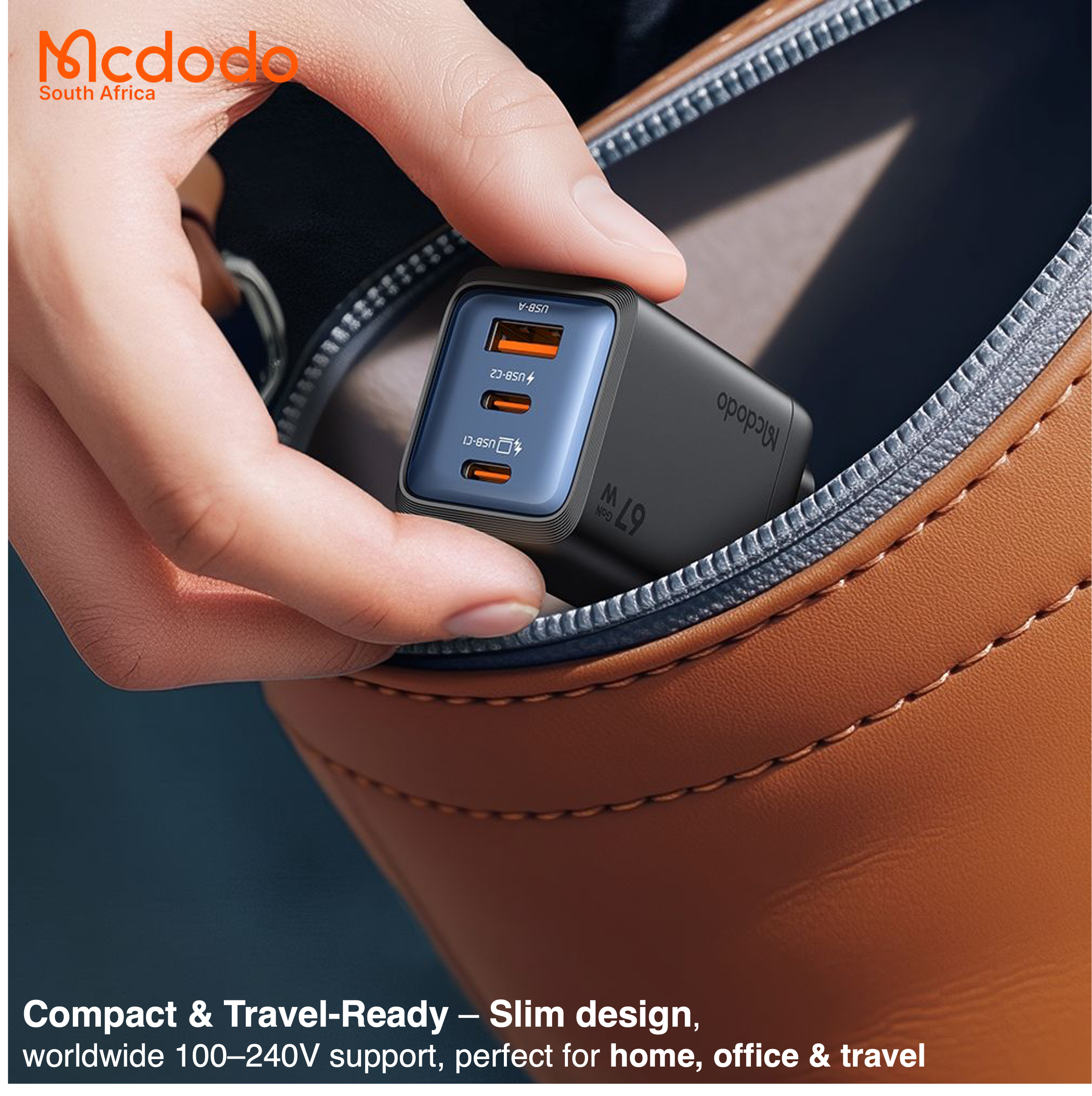 Mcdodo 67W Gana Mini GaN Charger