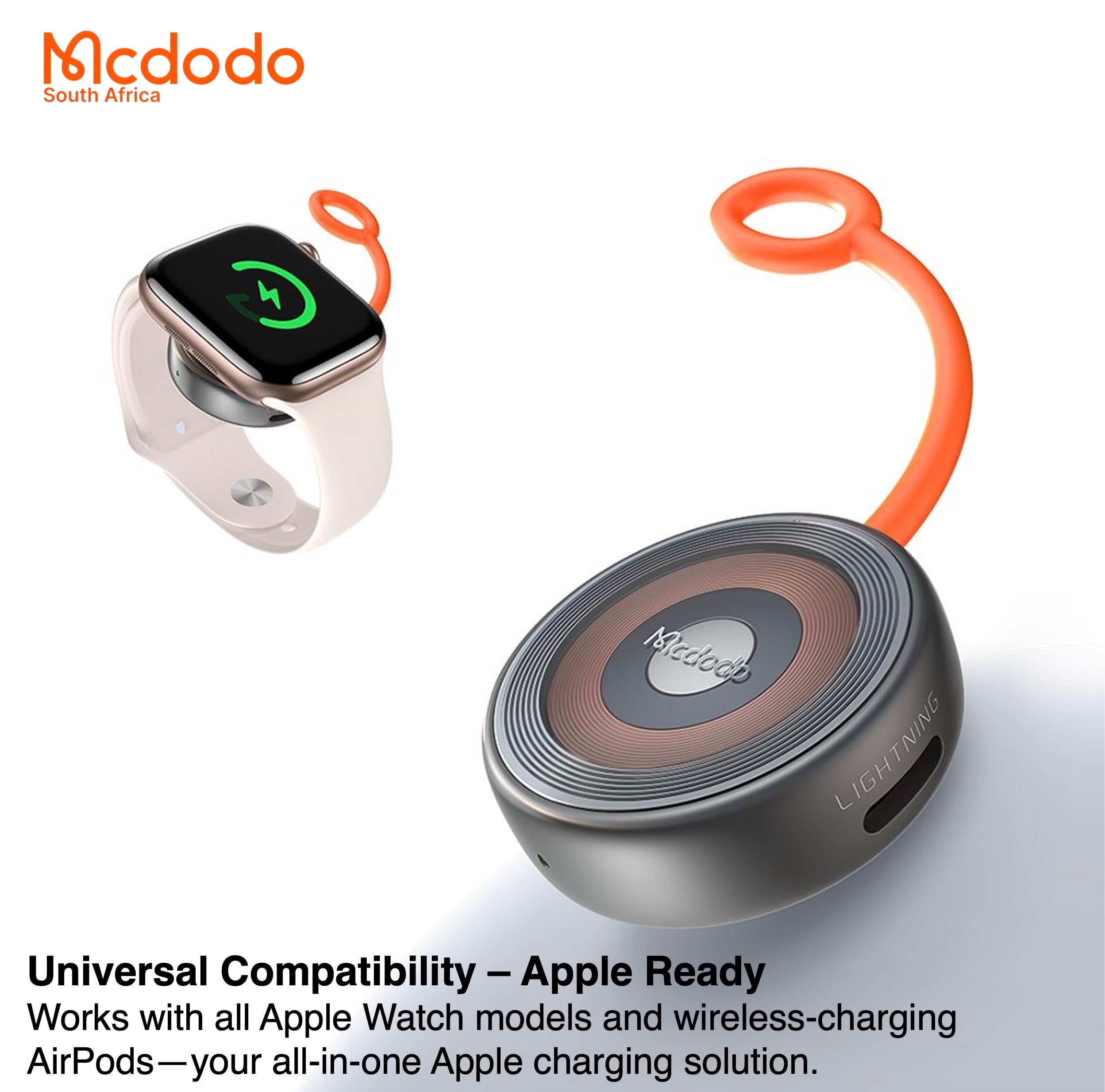 Mcdodo Dual Input Wireless Charger for Apple Watch & AirPods