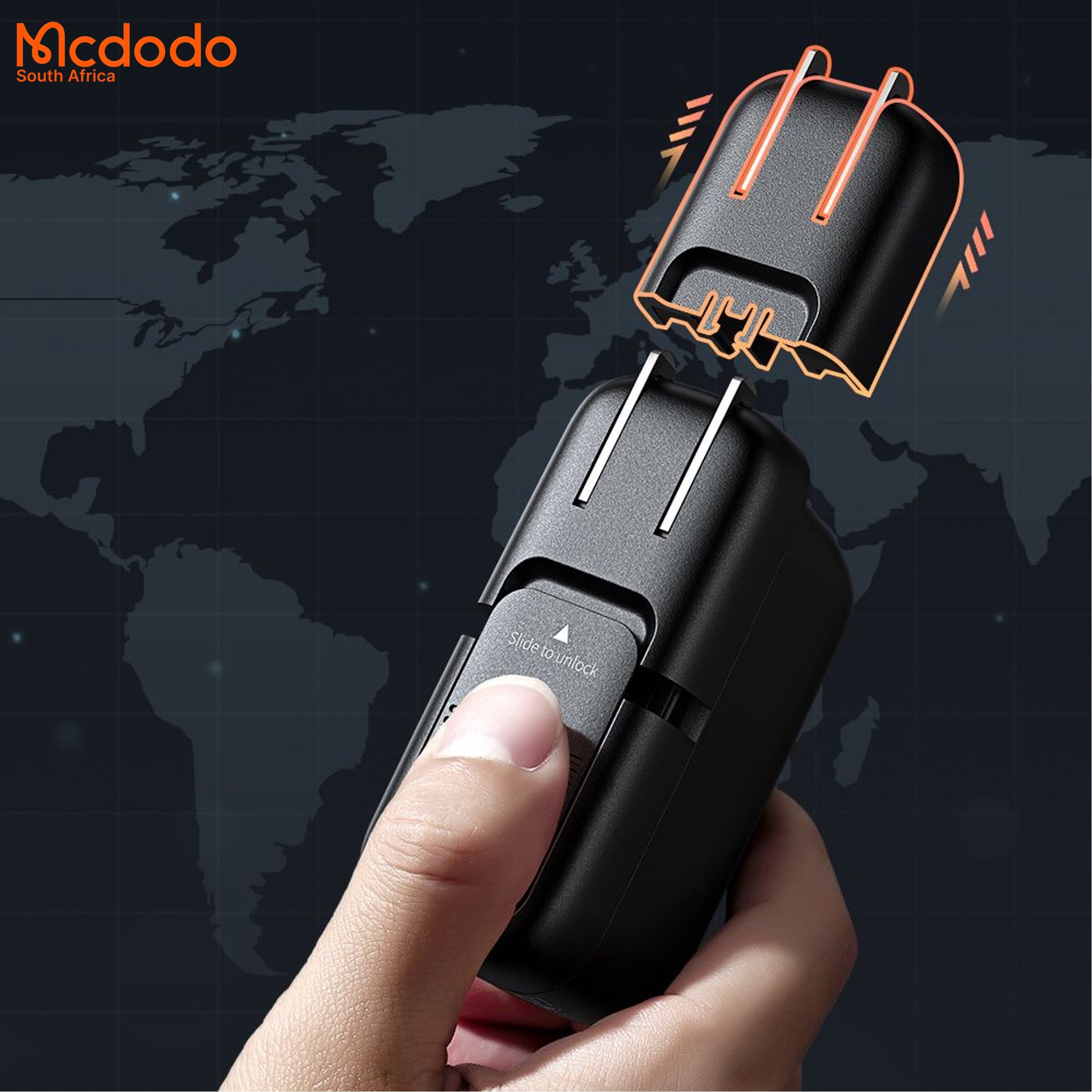 Mcdodo 70W GaN5.0 Global Travel Charger