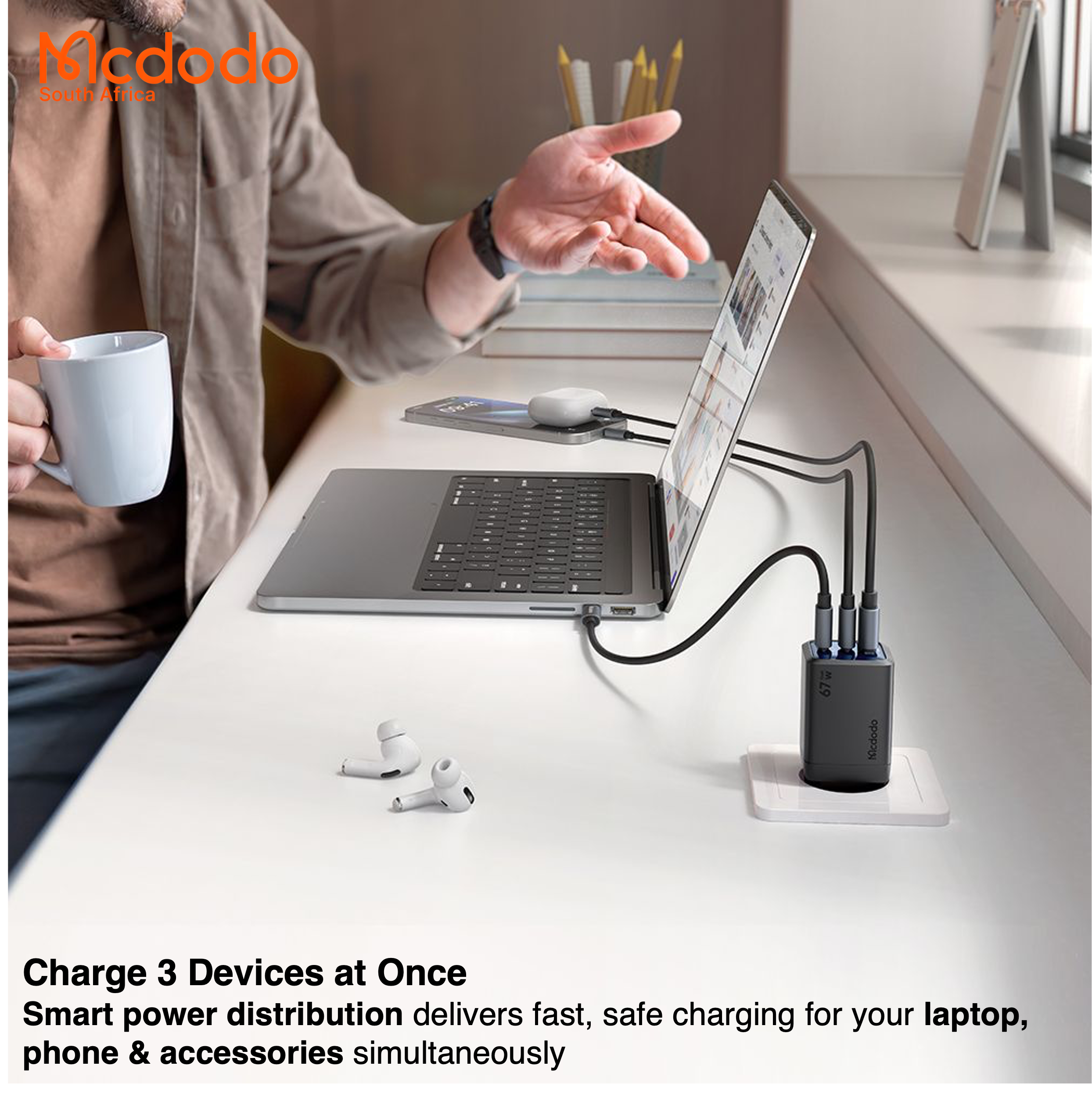 Mcdodo 67W Gana Mini GaN Charger