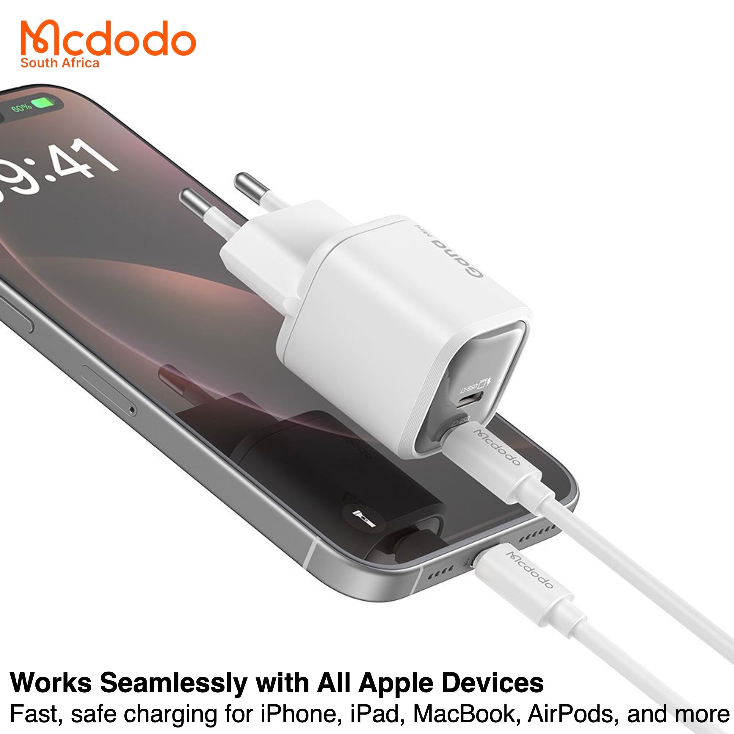 Mcdodo 45W Mini GaN Charger Dual USB-C
