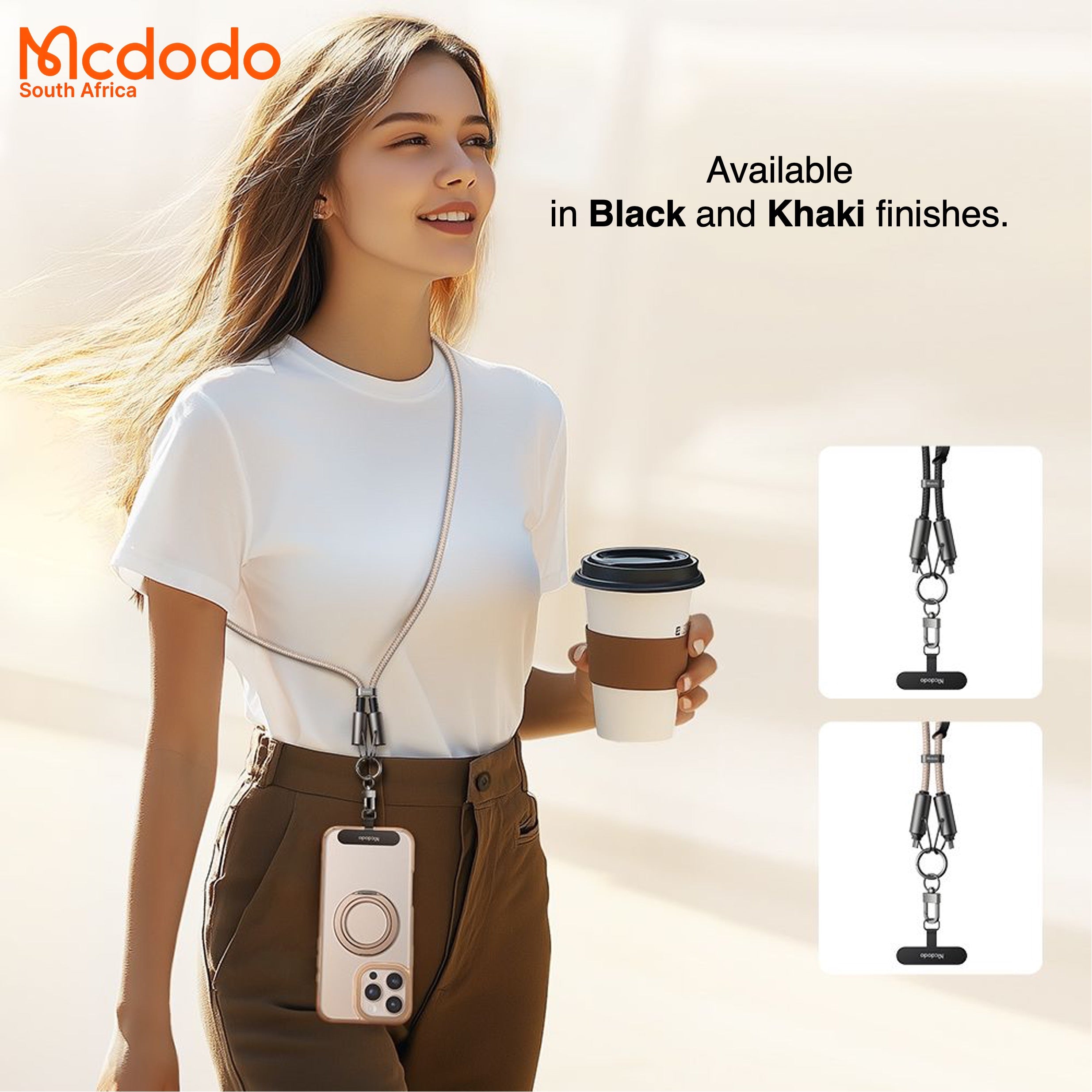 Mcdodo Lanyard + 60W USB-C Charging Cable