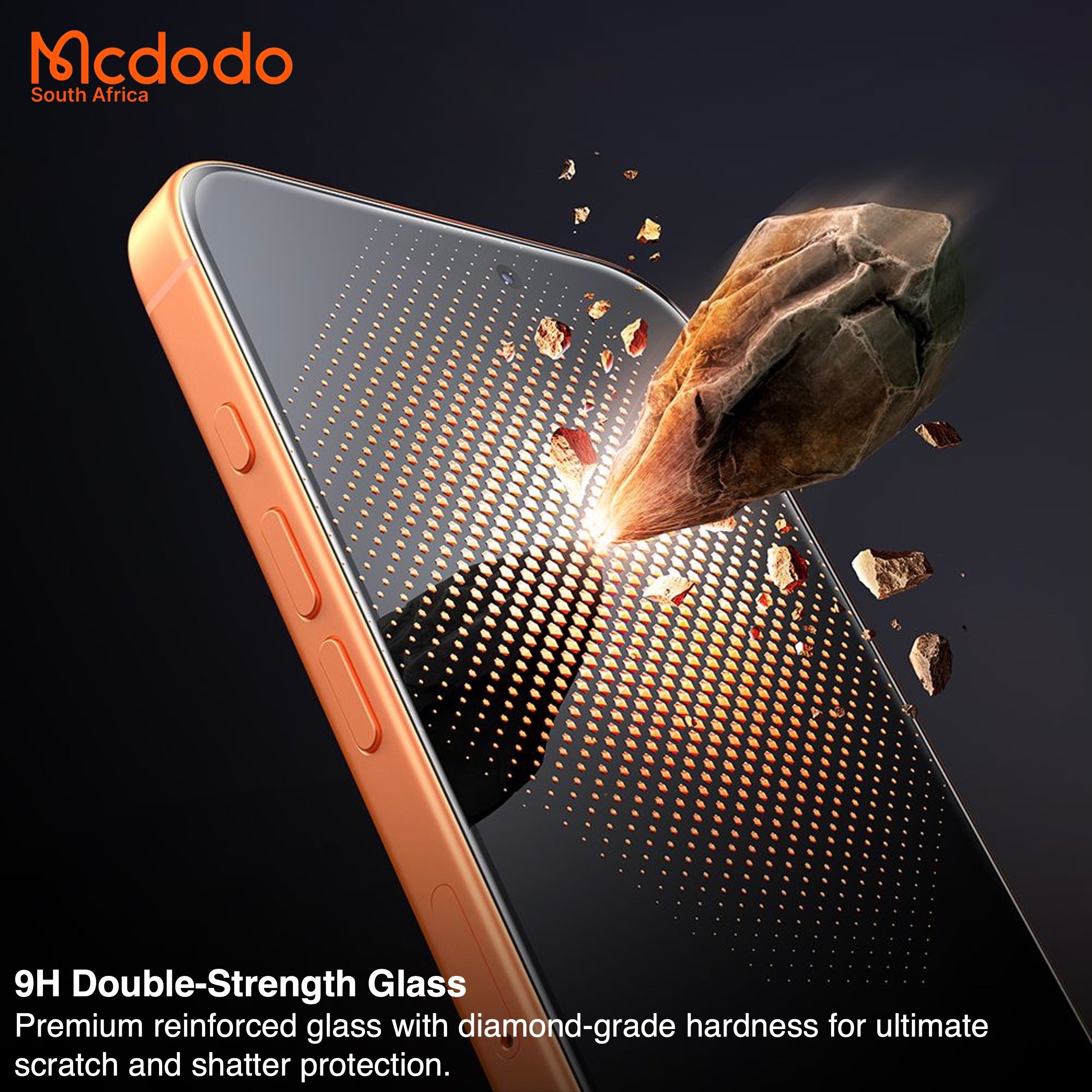 Mcdodo AutoFit Apple iPhone 17 Screen Protector 9H Glass with Easy Install Kit