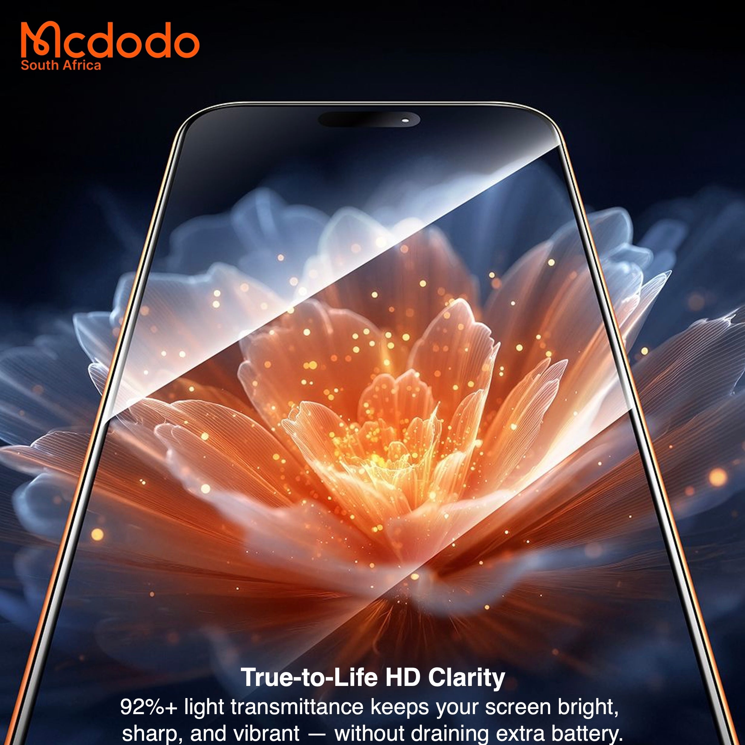 Mcdodo AutoFit Apple iPhone 17 Screen Protector 9H Glass with Easy Install Kit