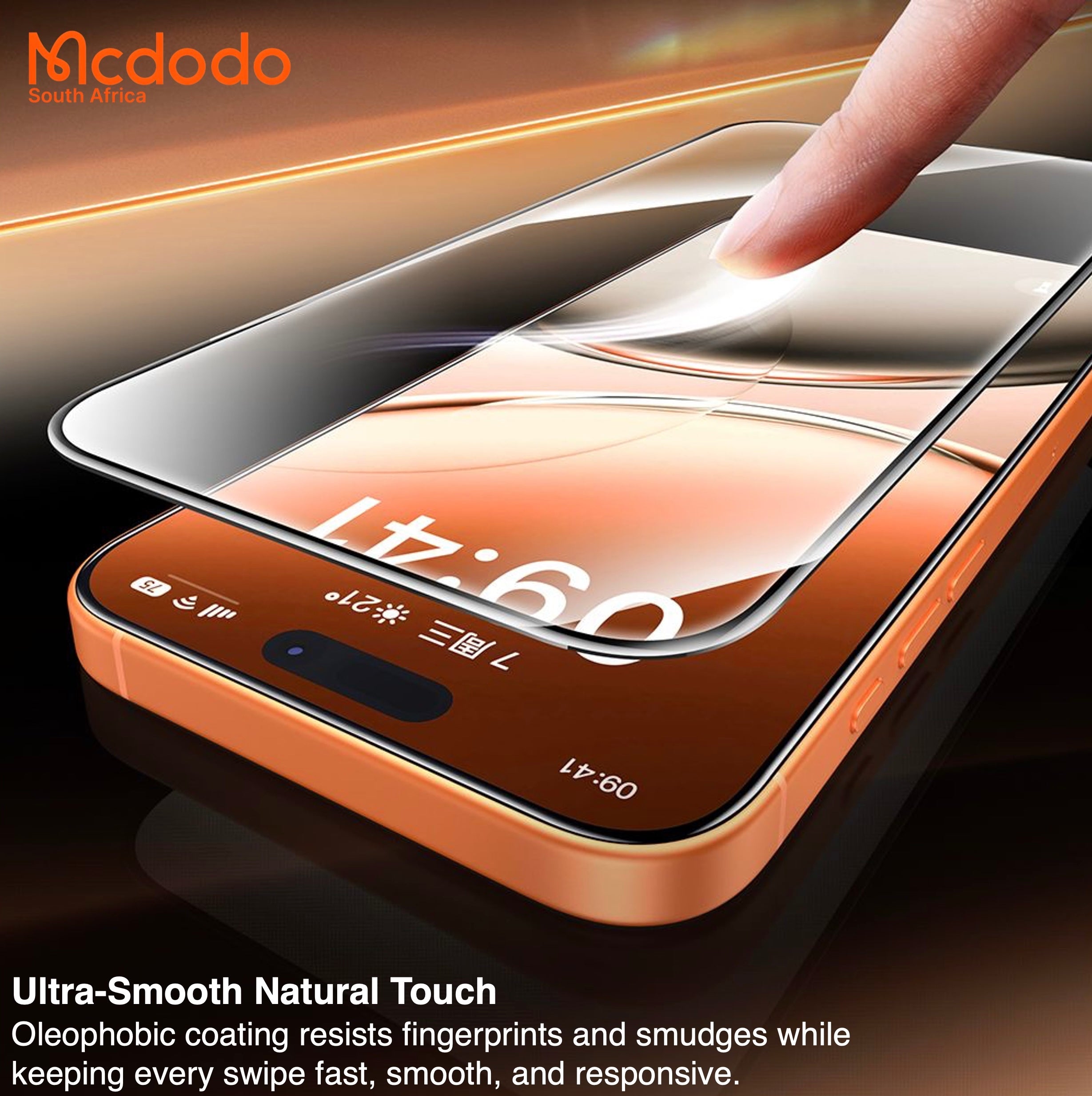Mcdodo AutoFit Apple iPhone 17 Screen Protector 9H Glass with Easy Install Kit