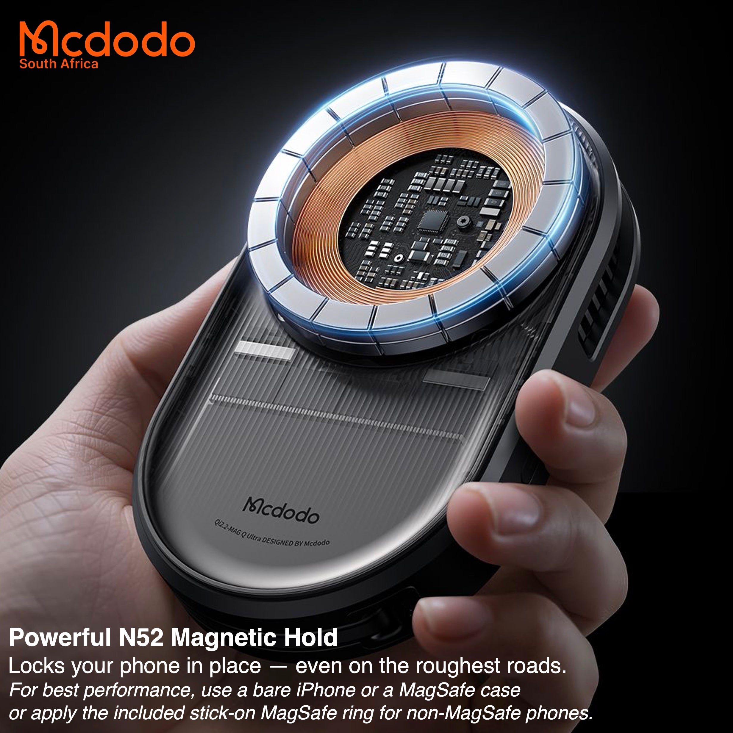 Mcdodo 25W Qi2 Magsafe Magnetic Wireless Car Charger Vent or Dash Mount