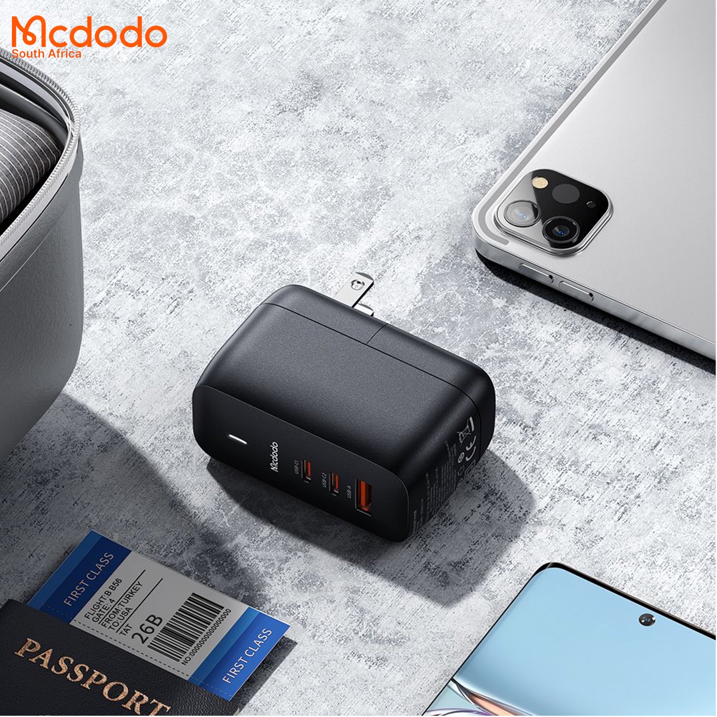 Mcdodo 70W GaN5.0 Global Travel Charger