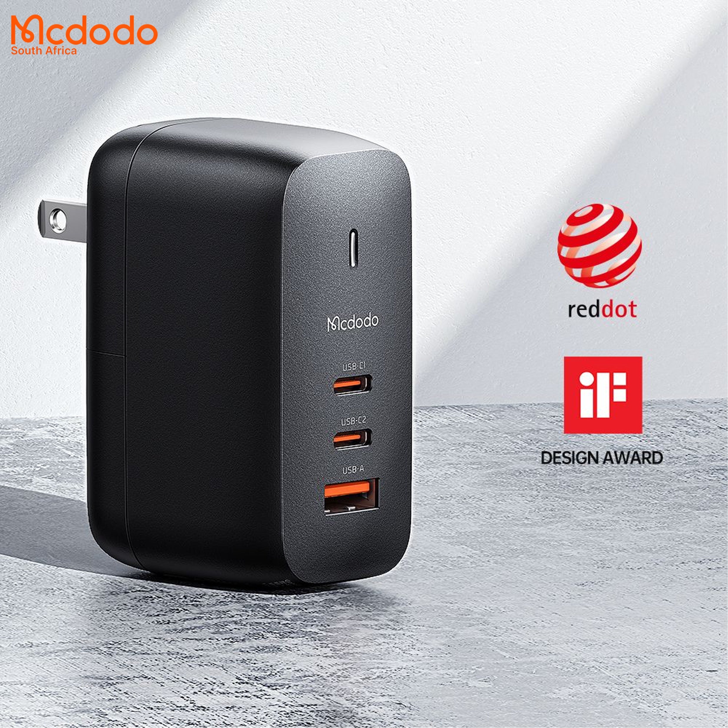 Mcdodo 70W GaN5.0 Global Travel Charger