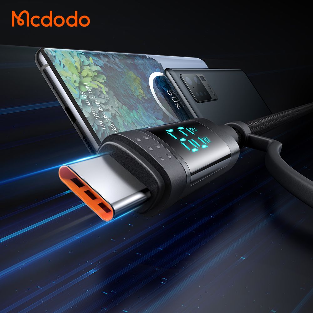 Mcdodo 4-1 Charging Cable + LED Watt Display