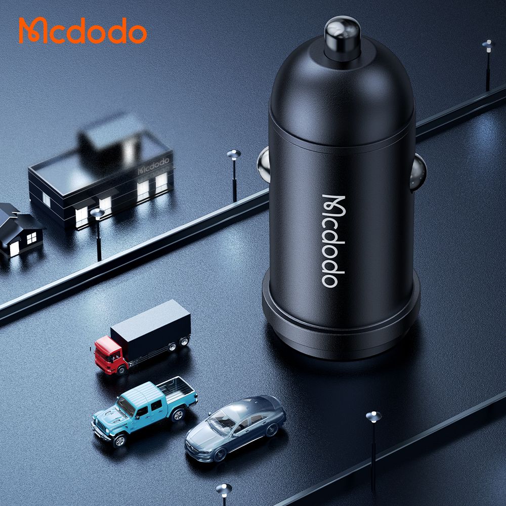 Mcdodo 30w Fast Car Charger + 36w USB-C to Apple iPhone Lightning Cable