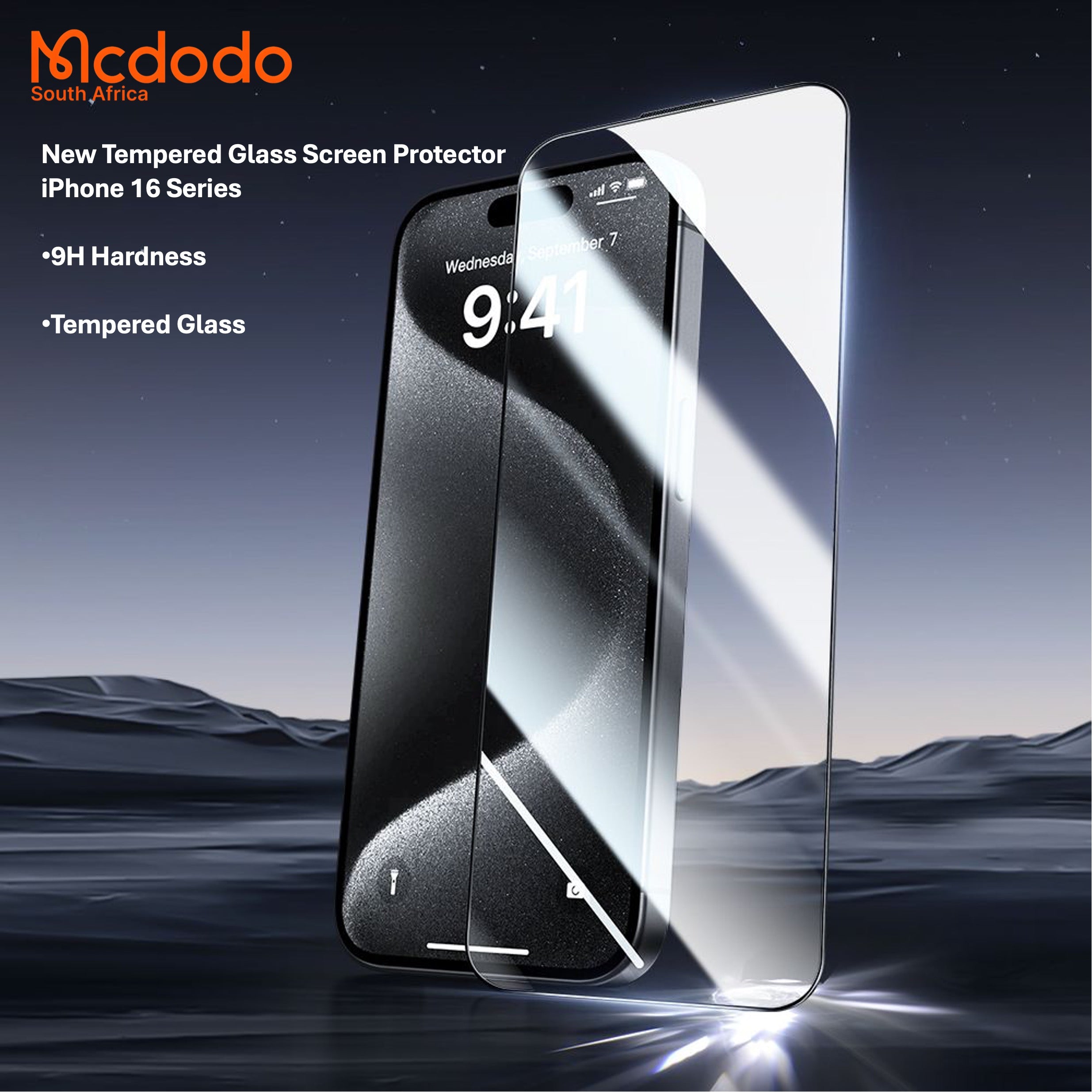 Apple iPhone 16 Series Screen Protectors 9H Tempered Glass