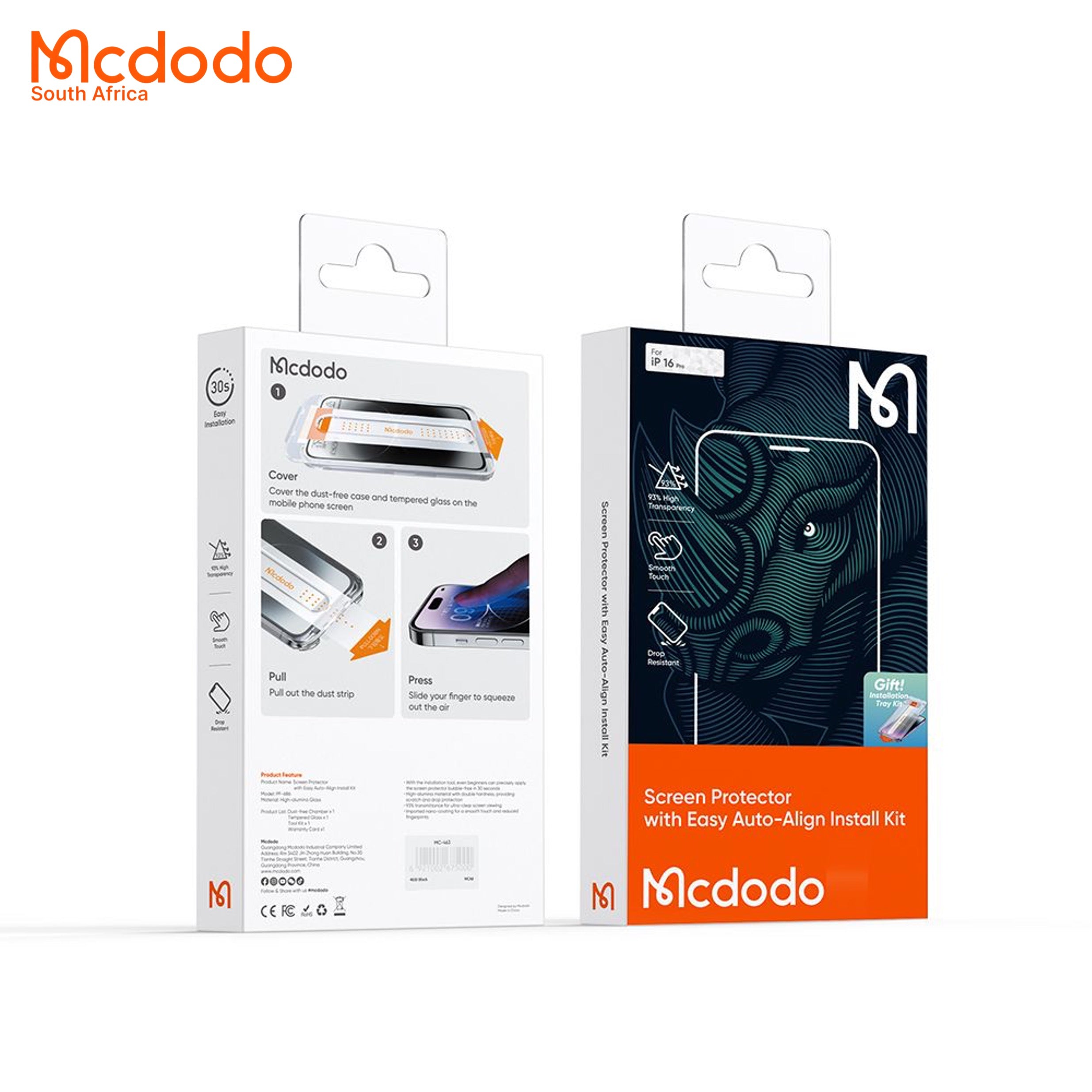 Apple iPhone 16 Series Screen Protectors 9H Tempered Glass