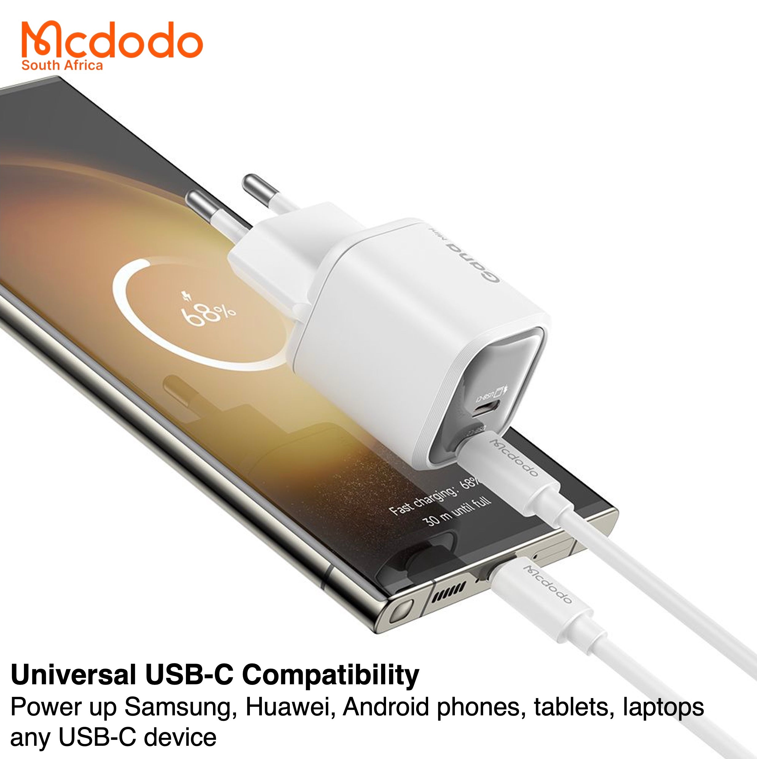 Mcdodo 45W Mini GaN Charger Dual USB-C