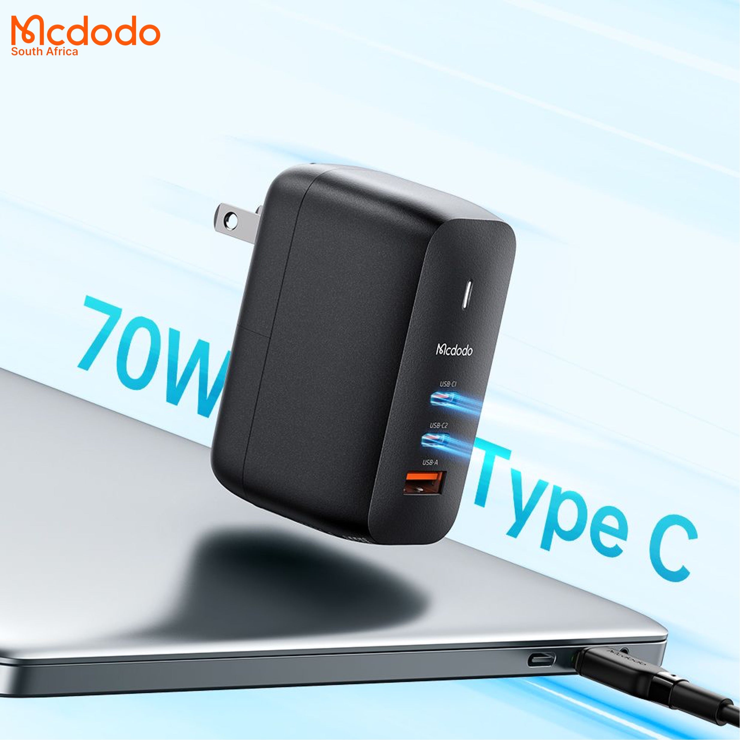 Mcdodo 70W GaN5.0 Global Travel Charger